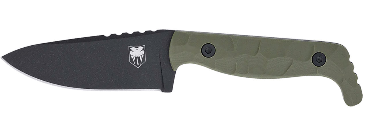 Knives Cobratec Knives CBT KINGPIN OD GREEN DROP PT